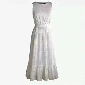 J Crew Women's White Dress
